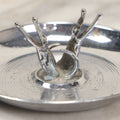 Lot 054 - Vintage Chromed Metal Alligator Roach Holder Ashtray, Manufactured By Pingherette, Made In U.S.A., Note Wear To Chrome