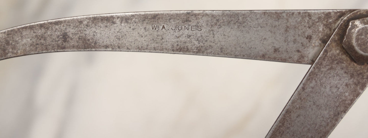 Lot 058 - Pair Of Antique Caliper Tools Manufactured By The L.S. Starrett Co, Athol, Massachusetts, Belonged To  W.A. Jones