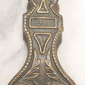 Lot 059 - Vintage Cast Brass Paper Clip With Foliate Design