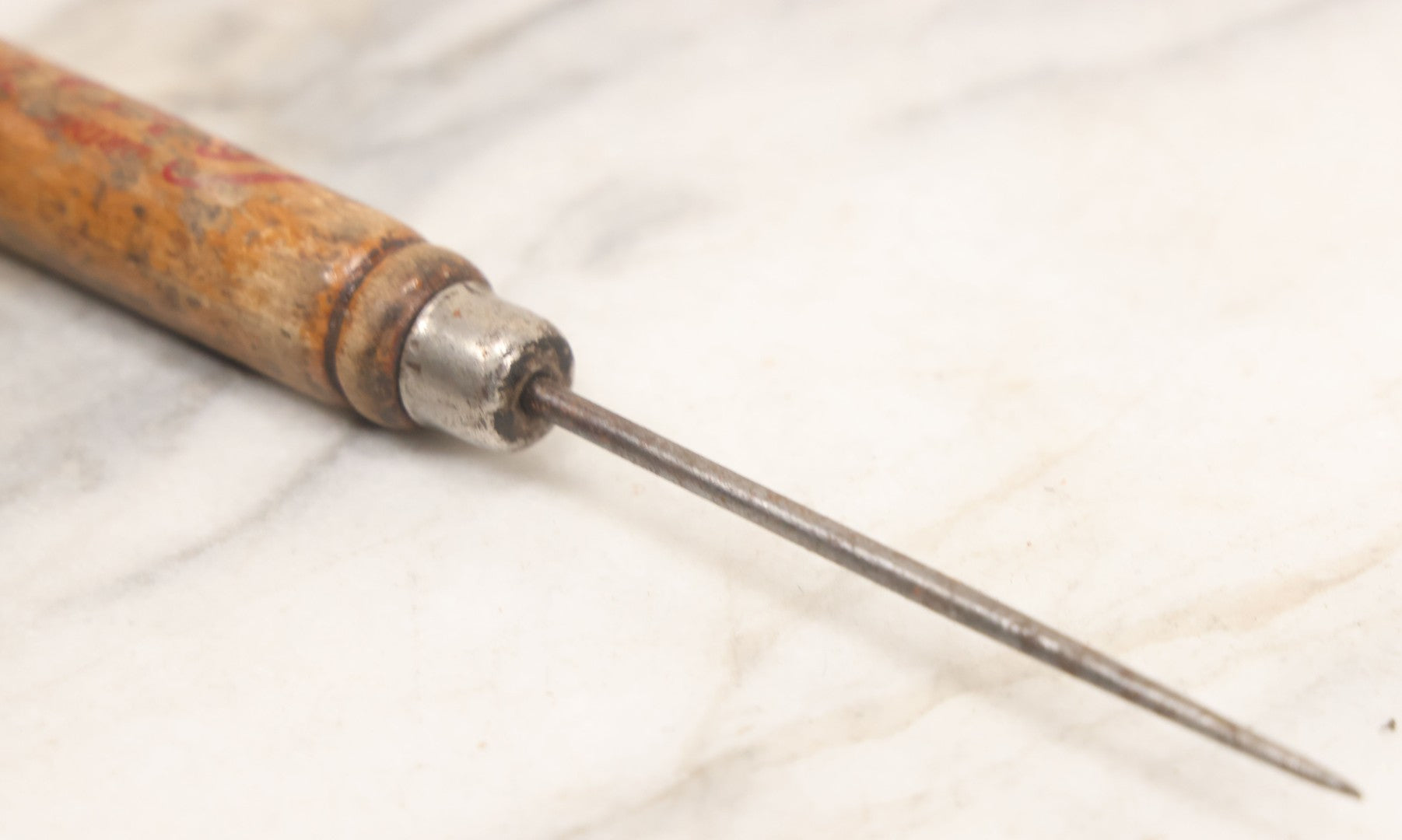 Lot 061 - Vintage Coca Cola "In Bottles" Advertising Ice Pick, "Delicious-Refreshing," Note Losses, Wear