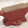 Lot 064 - Vintage Miniature Jeweler's Iron With Red Paint