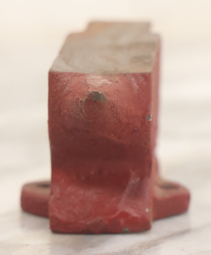 Lot 064 - Vintage Miniature Jeweler's Iron With Red Paint