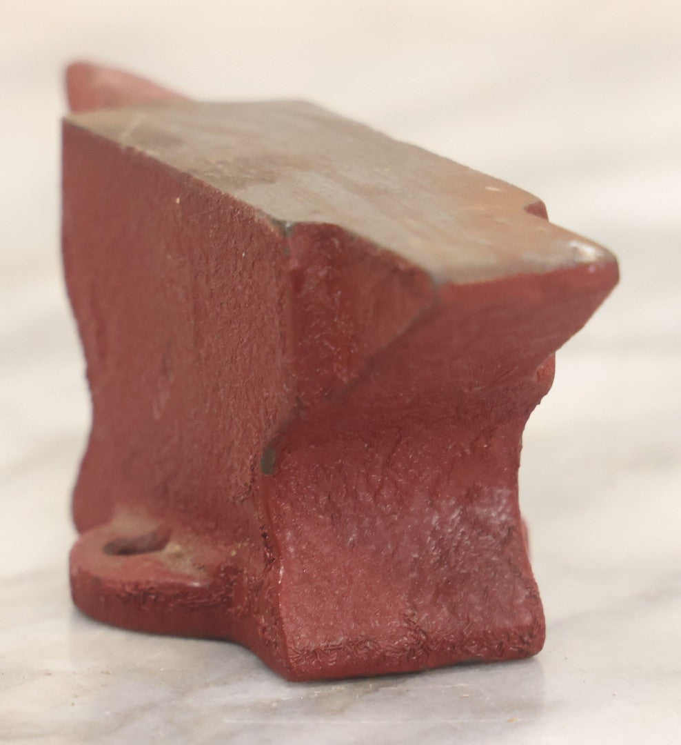 Lot 064 - Vintage Miniature Jeweler's Iron With Red Paint