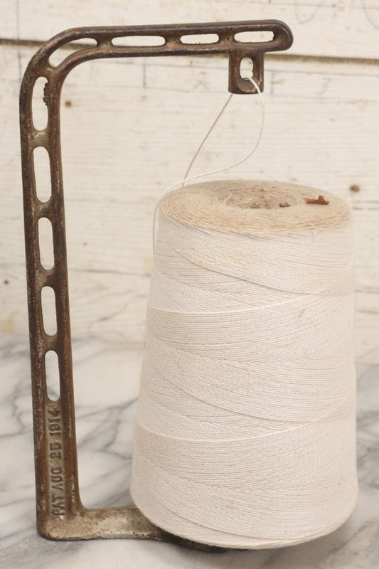 Lot 065 - Antique Country Store Cast Iron String Holder Dispense With String, Patented August 25, 1914