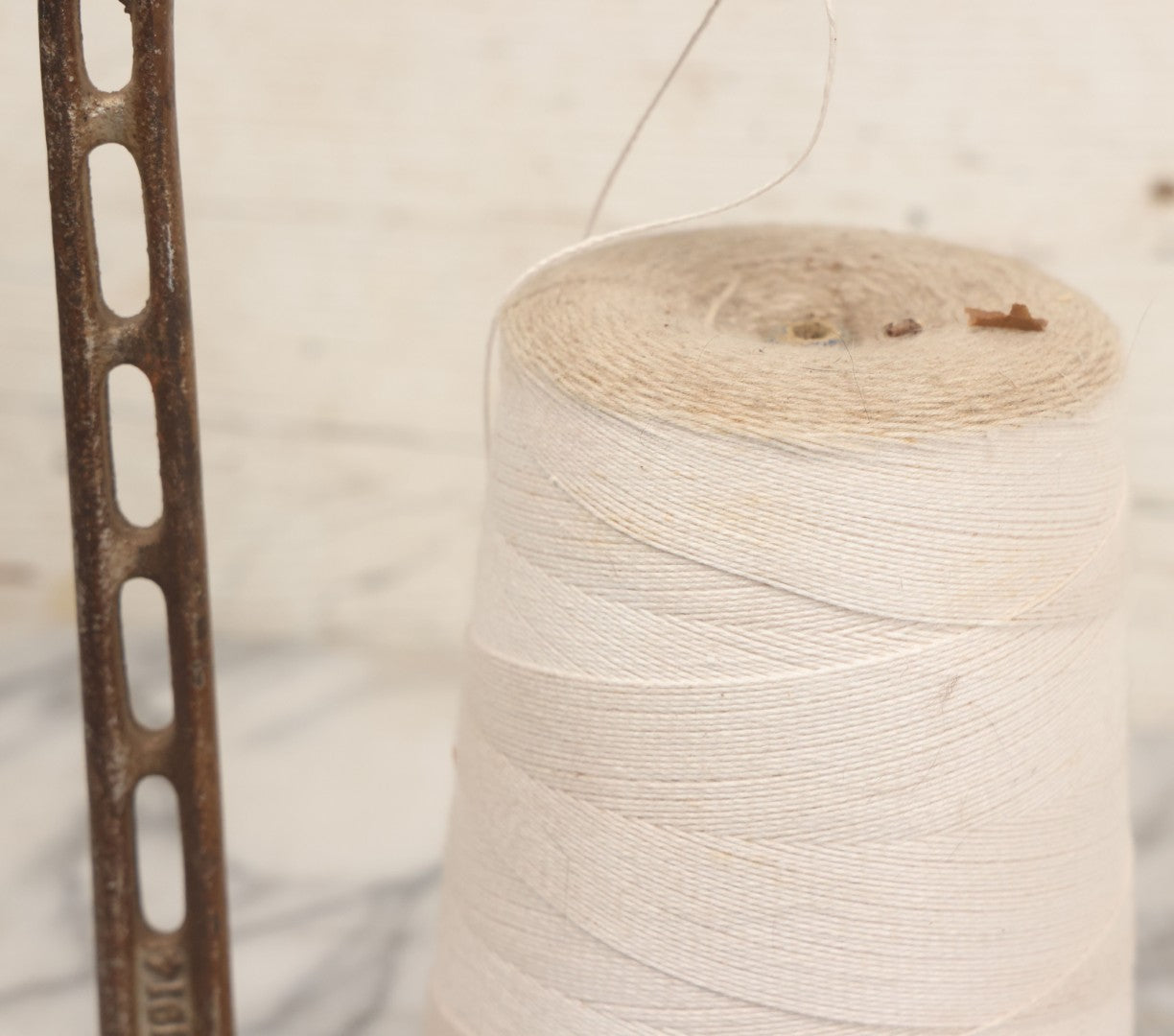 Lot 065 - Antique Country Store Cast Iron String Holder Dispense With String, Patented August 25, 1914