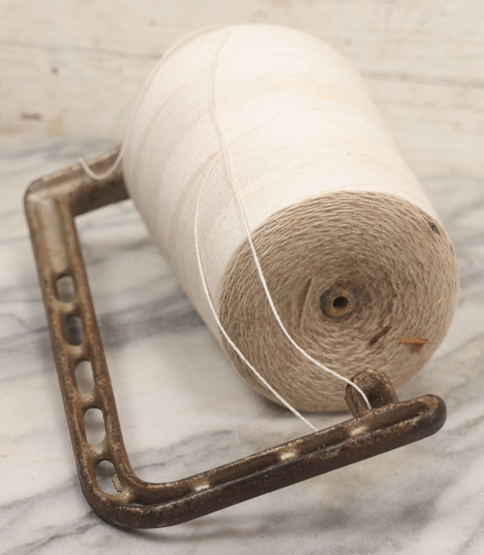 Lot 065 - Antique Country Store Cast Iron String Holder Dispense With String, Patented August 25, 1914