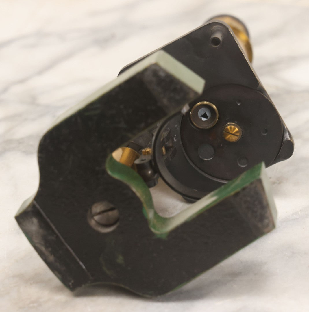 Lot 066 - Antique French Brass Microscope With Case And Contents, Manufactured By C. Verick, Paris, Circa 1885, Missing Note Parts, Many Loose Parts In Box