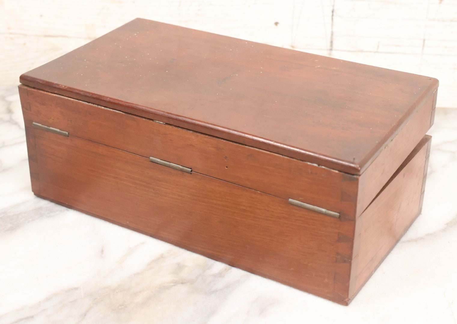 Lot 066 - Antique French Brass Microscope With Case And Contents, Manufactured By C. Verick, Paris, Circa 1885, Missing Note Parts, Many Loose Parts In Box