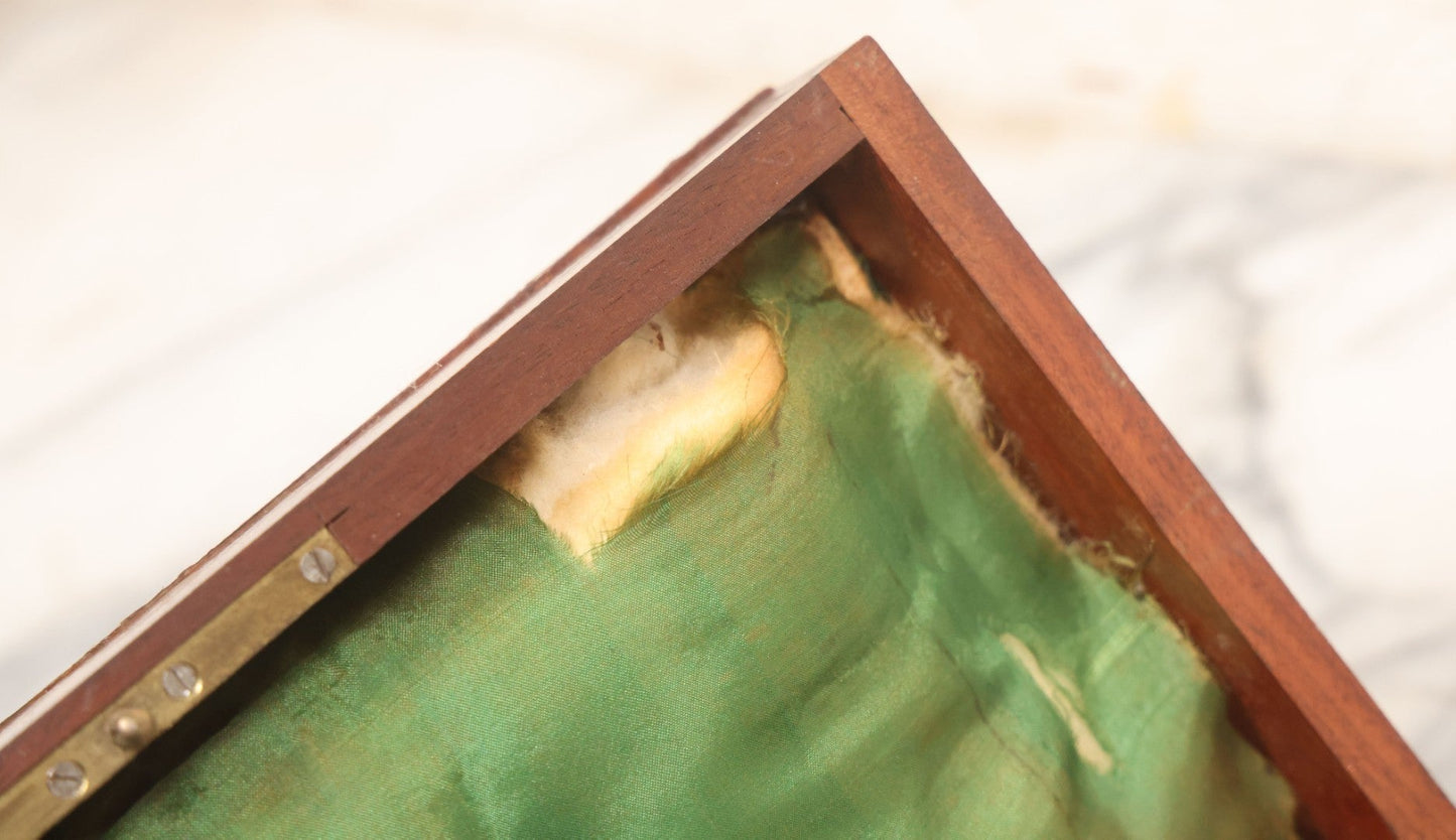 Lot 066 - Antique French Brass Microscope With Case And Contents, Manufactured By C. Verick, Paris, Circa 1885, Missing Note Parts, Many Loose Parts In Box