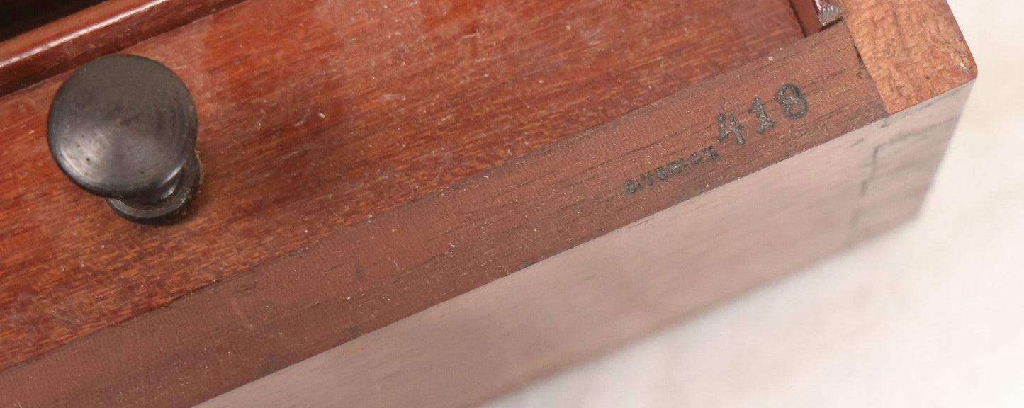 Lot 066 - Antique French Brass Microscope With Case And Contents, Manufactured By C. Verick, Paris, Circa 1885, Missing Note Parts, Many Loose Parts In Box