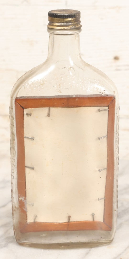 Lot 082 - Vintage Folk Art Whimsy Novelty Photo Frame In Bottle, Photo Of Little Boy... Makes You Think For A Second