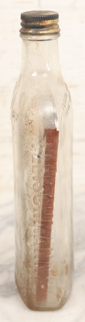 Lot 082 - Vintage Folk Art Whimsy Novelty Photo Frame In Bottle, Photo Of Little Boy... Makes You Think For A Second