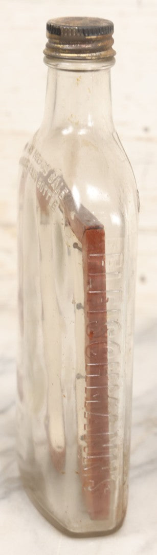 Lot 082 - Vintage Folk Art Whimsy Novelty Photo Frame In Bottle, Photo Of Little Boy... Makes You Think For A Second