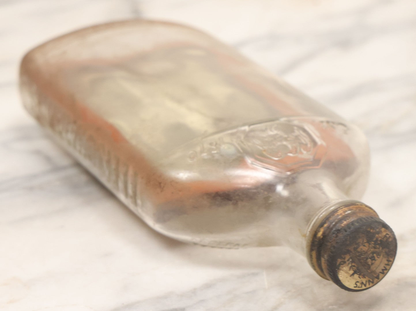 Lot 082 - Vintage Folk Art Whimsy Novelty Photo Frame In Bottle, Photo Of Little Boy... Makes You Think For A Second