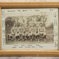 Lot 088 - Antique Framed Team Photo Of The Vermont "Phi Delts" (Fraternity) Baseball Team, 1923, Fully Identified, 9-1/4" x 7-1/4"