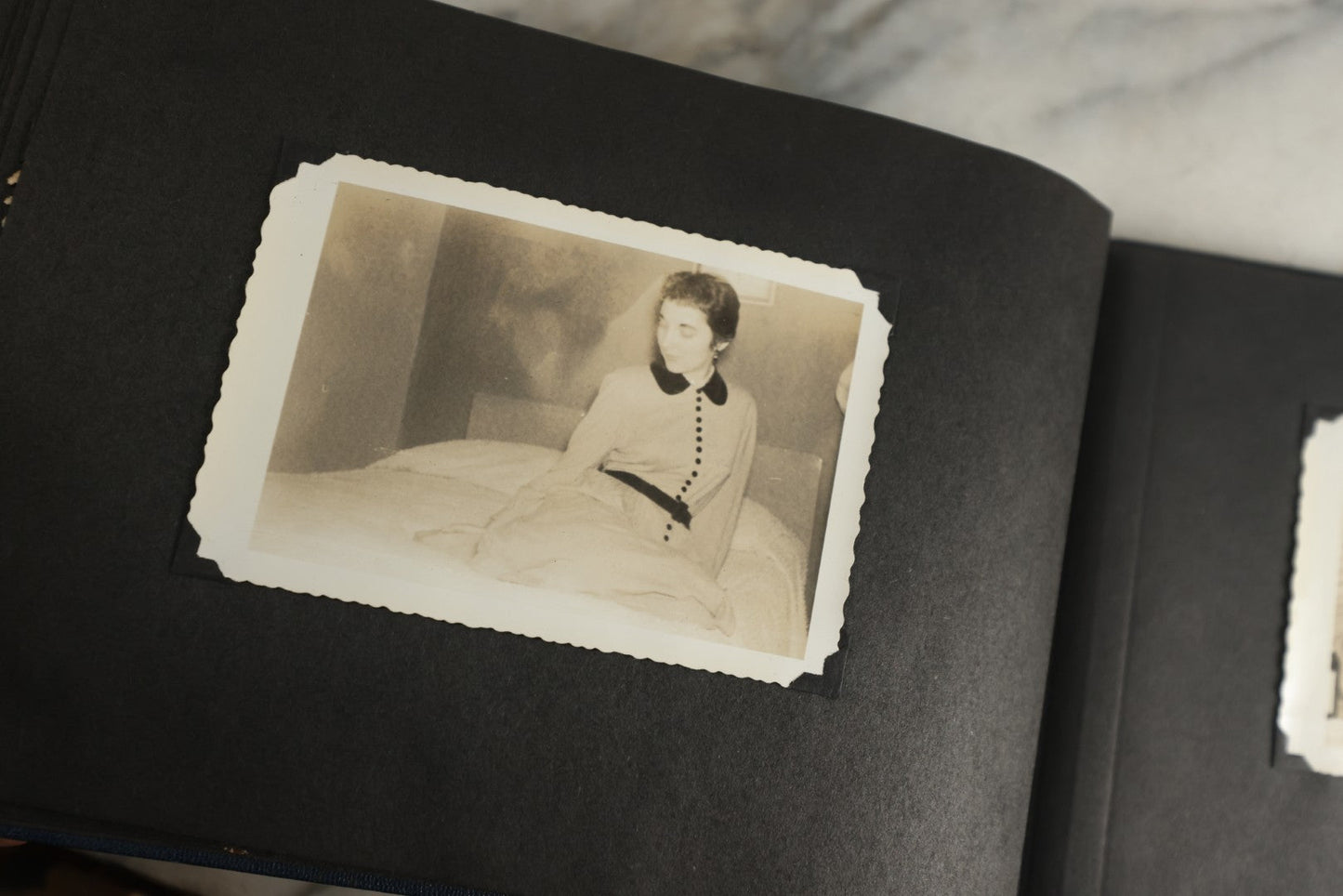 Lot 120 - Vintage Snapshot Photo Album, Containing Approximately 35 Photographs With Captions Of A Sultry, Sexy, Debaucherous Party Or Gathering, Including Ladies Posing Suggestively, Circa 1930