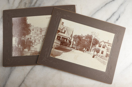 Lot 127 - Pair Of Antique Boarded Photographs Of Provincetown, Cape Cod, Massachusetts, Include Gifford House