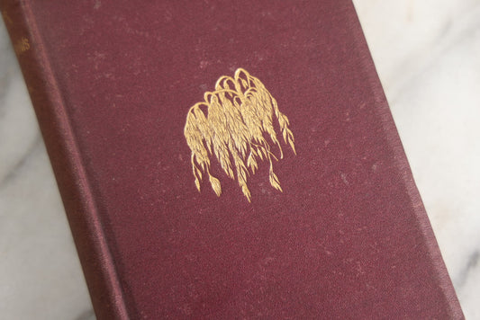 Lot 149 - "Under The Willows And Other Poems" Antique Poetry Book By James Russell Lowell, Will Gilded Willow Tree Motif On Cover, Fields, Osgood, & Co., Publishers, Boston, 1869