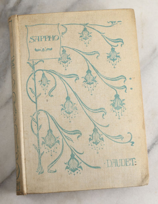 Lot 151 - "Sappho" Antique Book By Alphonse Daudet, Illustrated By Rossi, Myrbach, Etc., Translated By Henry Frith, Gilded Fore-Edge, J.M. Dent And Co., Publishers, London, , Circa 1895, Note Cover Board Warped, Heavy Foxing