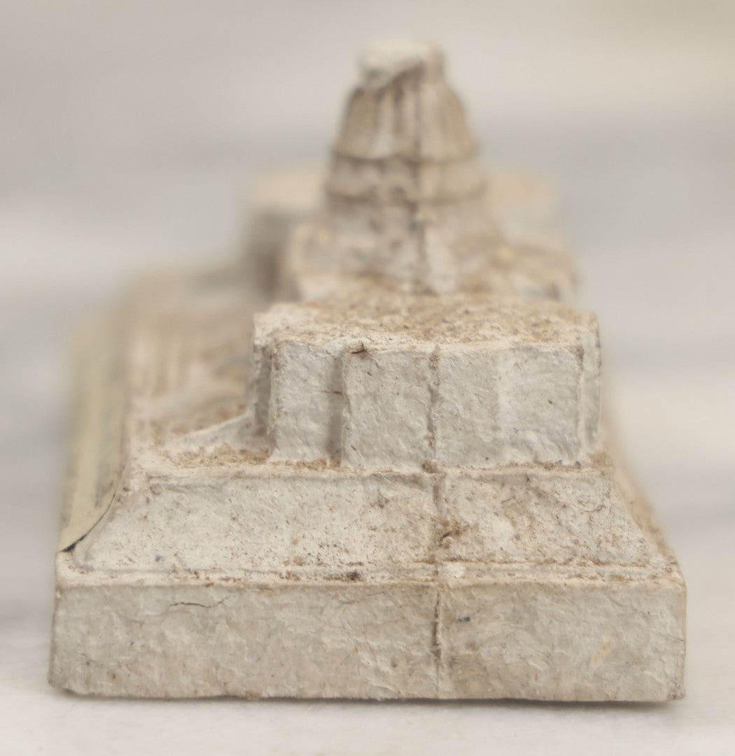 Lot 201 - Vintage United States Capitol Building Made O Macerated Paper Currency, Estimated Value Of Money Used $10,000