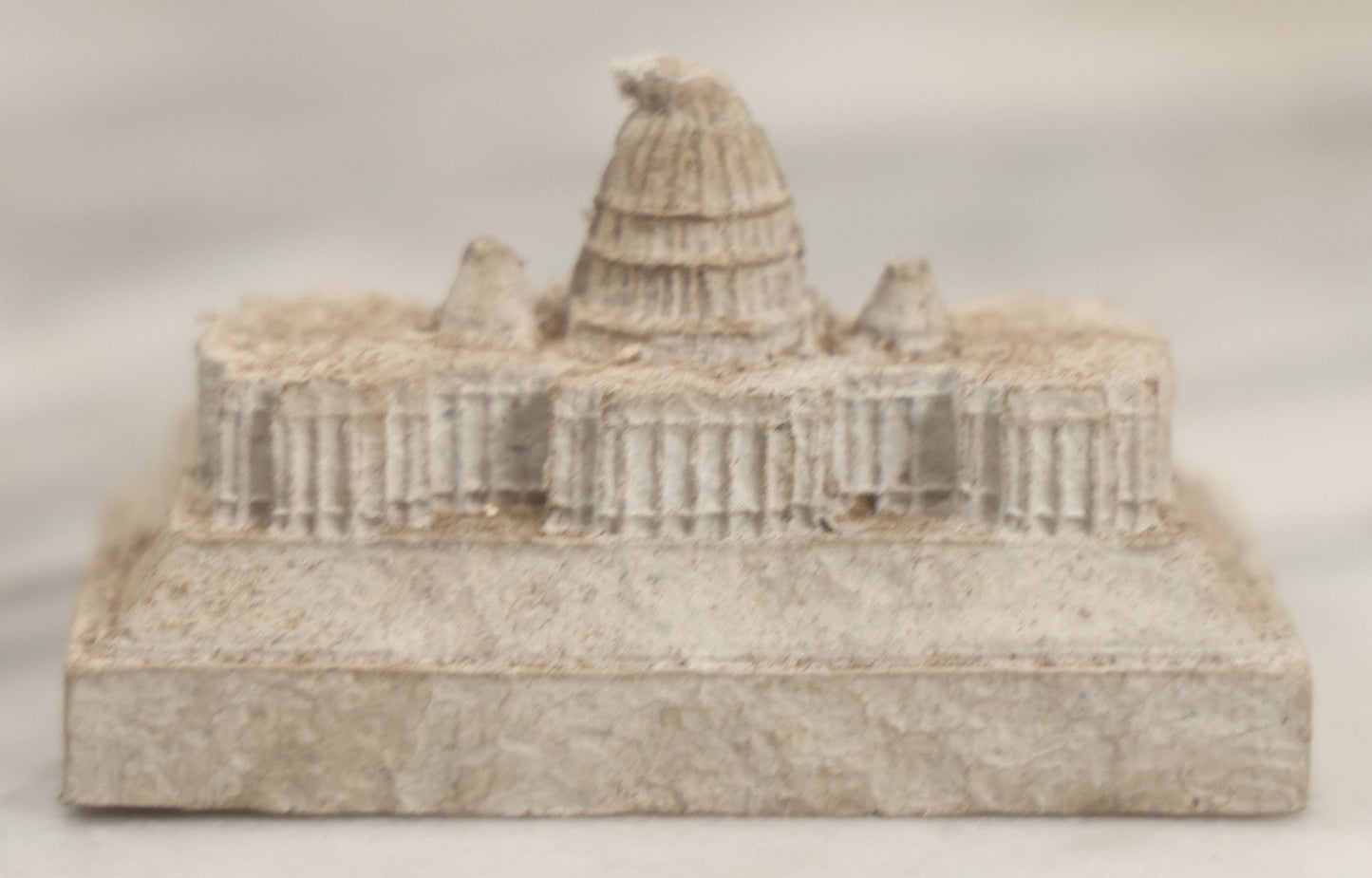 Lot 201 - Vintage United States Capitol Building Made O Macerated Paper Currency, Estimated Value Of Money Used $10,000