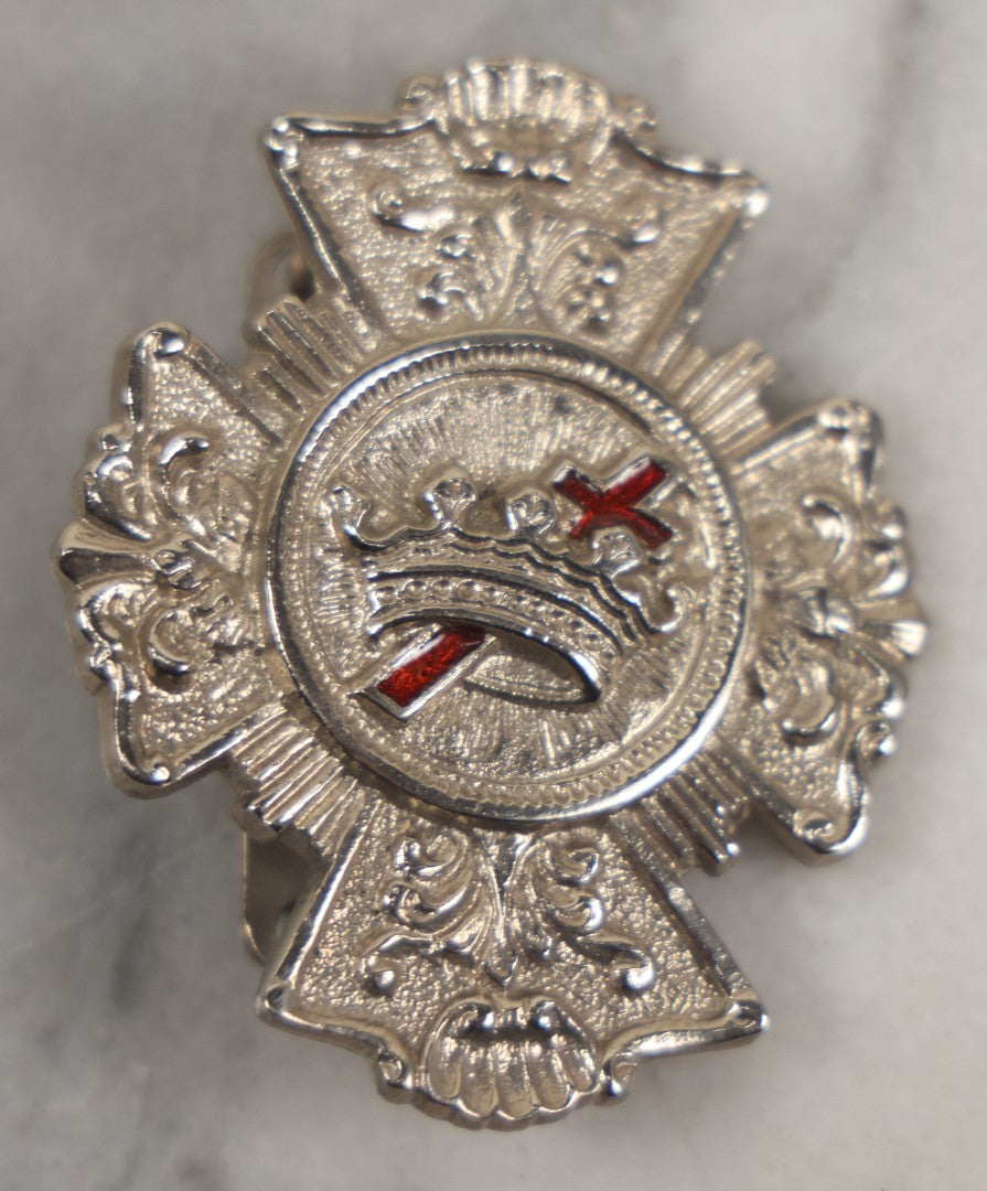 Lot 203 - Grouping Of Eleven Vintage And Antique Knights Templar Masonic Fraternal Metal Belt Buckles