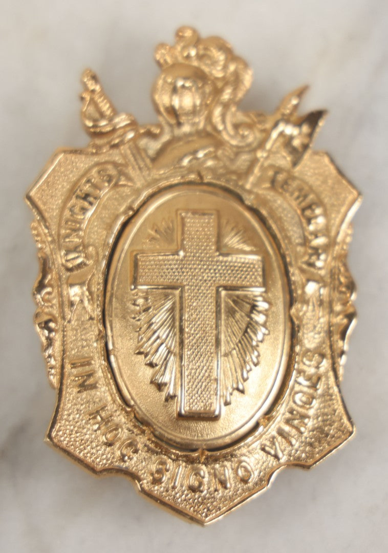 Lot 203 - Grouping Of Eleven Vintage And Antique Knights Templar Masonic Fraternal Metal Belt Buckles