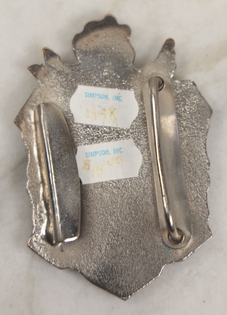 Lot 203 - Grouping Of Eleven Vintage And Antique Knights Templar Masonic Fraternal Metal Belt Buckles