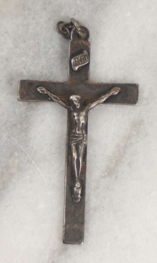 Lot 204 - Vintage Sterling Silver Crucifix, Hallmarked, No Chain