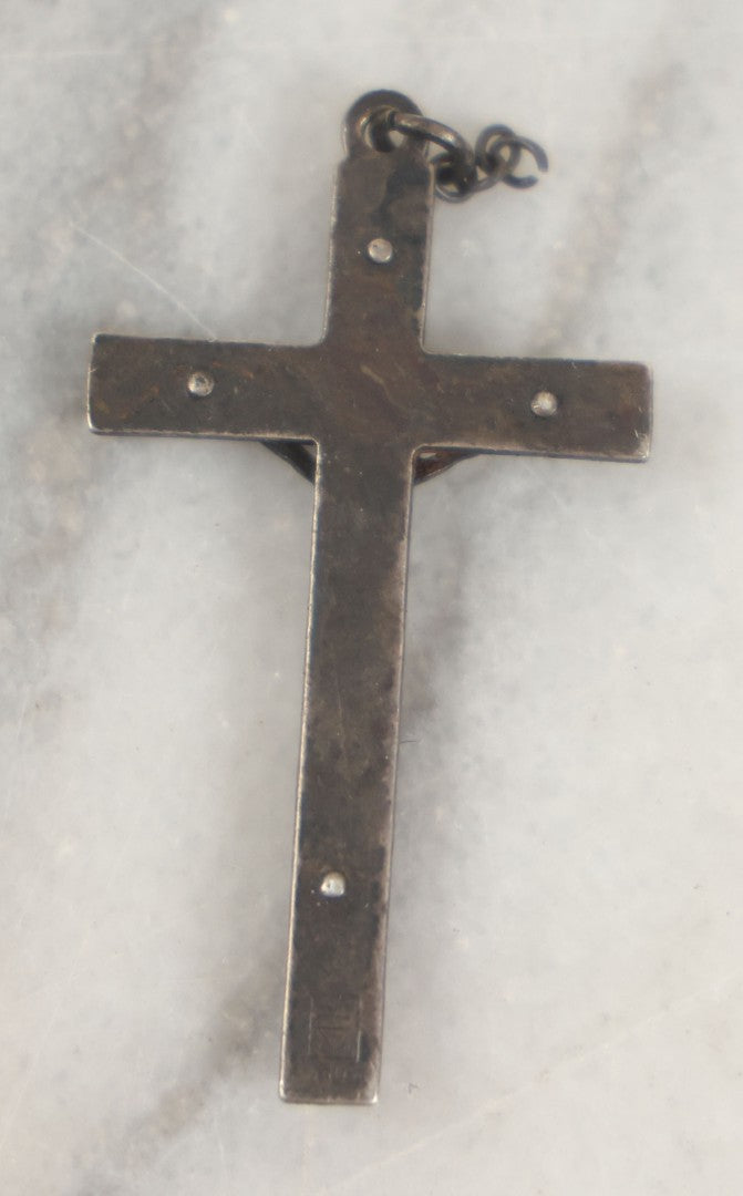 Lot 204 - Vintage Sterling Silver Crucifix, Hallmarked, No Chain