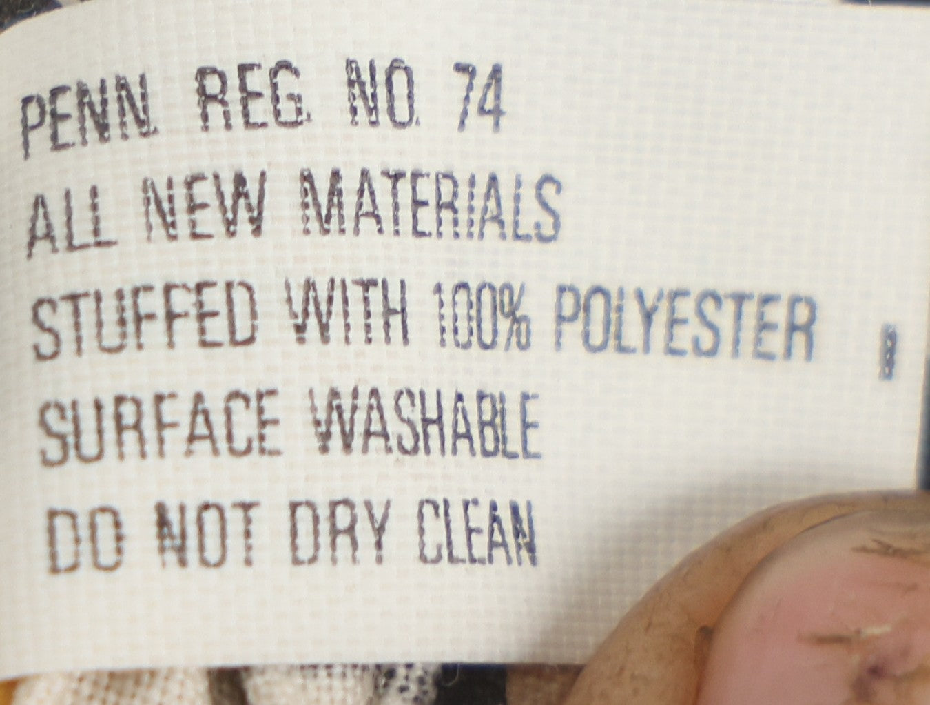 Lot 207 - Vintage Beetlejuice Plush Doll Pull Toy With Pull String, Spinning Head, Says "It's Showtime" Catchphrase," Copyright 1989, Warner Bros., Inc., Note Hair Madly Matted