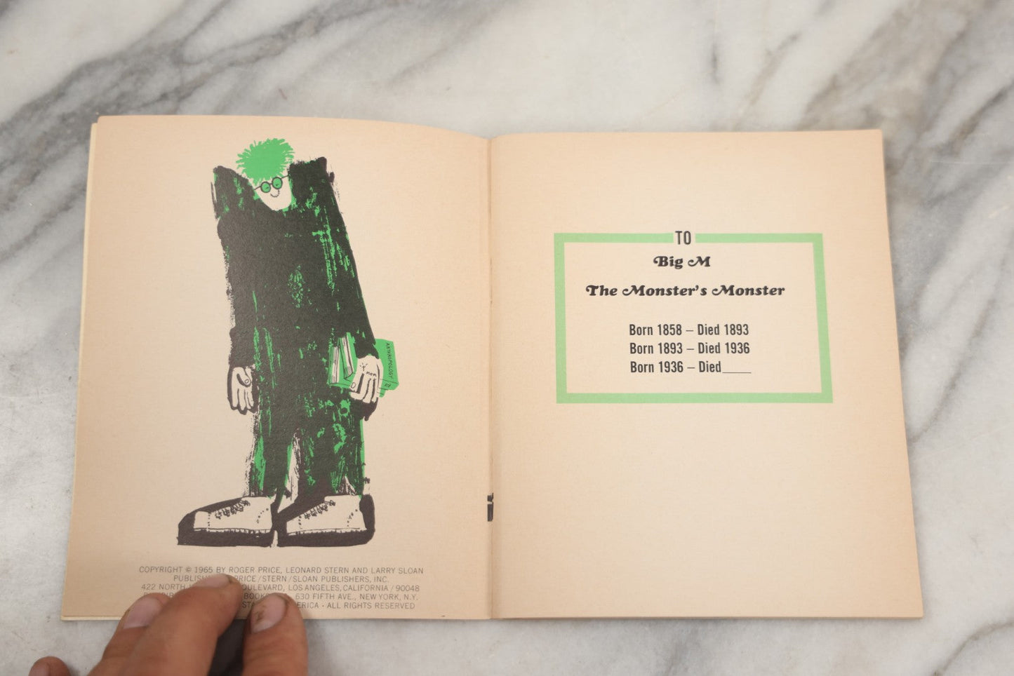 Lot 208 - Pair Of Vintage Paperback Spooky Books Including "The Monster Joke Book" And Charles Addams' "Black Maria"