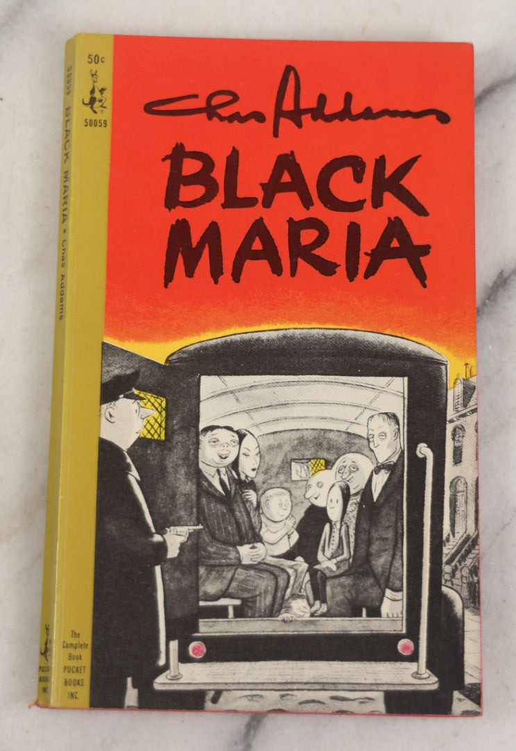 Lot 208 - Pair Of Vintage Paperback Spooky Books Including "The Monster Joke Book" And Charles Addams' "Black Maria"