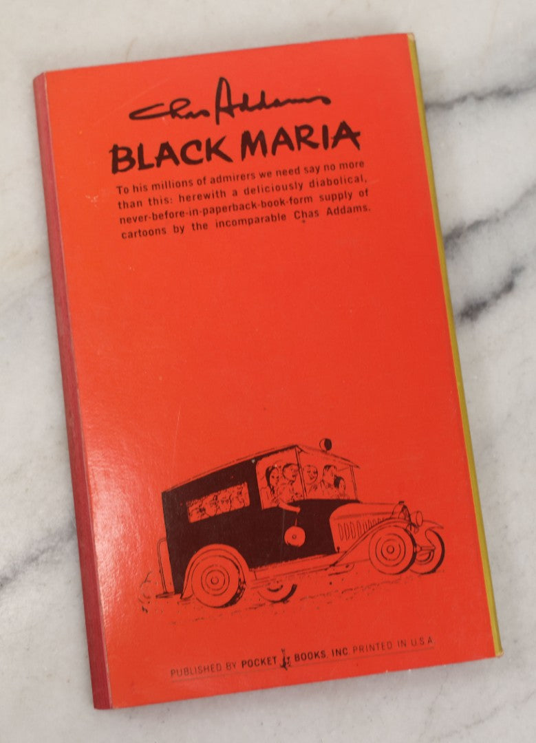 Lot 208 - Pair Of Vintage Paperback Spooky Books Including "The Monster Joke Book" And Charles Addams' "Black Maria"