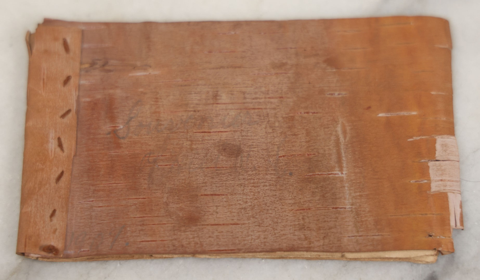 Lot 210 - Antique "Proof Of Life" Lot Of The Pinkham Family Containing Human Hair Keepsakes, Various Ephemera, Notes, In Ruth Hawthorne Candies Box