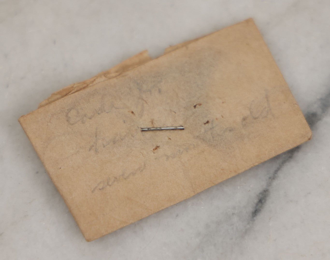 Lot 210 - Antique "Proof Of Life" Lot Of The Pinkham Family Containing Human Hair Keepsakes, Various Ephemera, Notes, In Ruth Hawthorne Candies Box