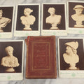 Lot 213 - Antique "Gallery Of Sculpture" Cabinet Card Photograph Pack Containing Eight Photos Of Famous Fine Art Busts, Including Zeus, Juno, Others, Stroefer & Kirchner, Publishers, New York, Series IV