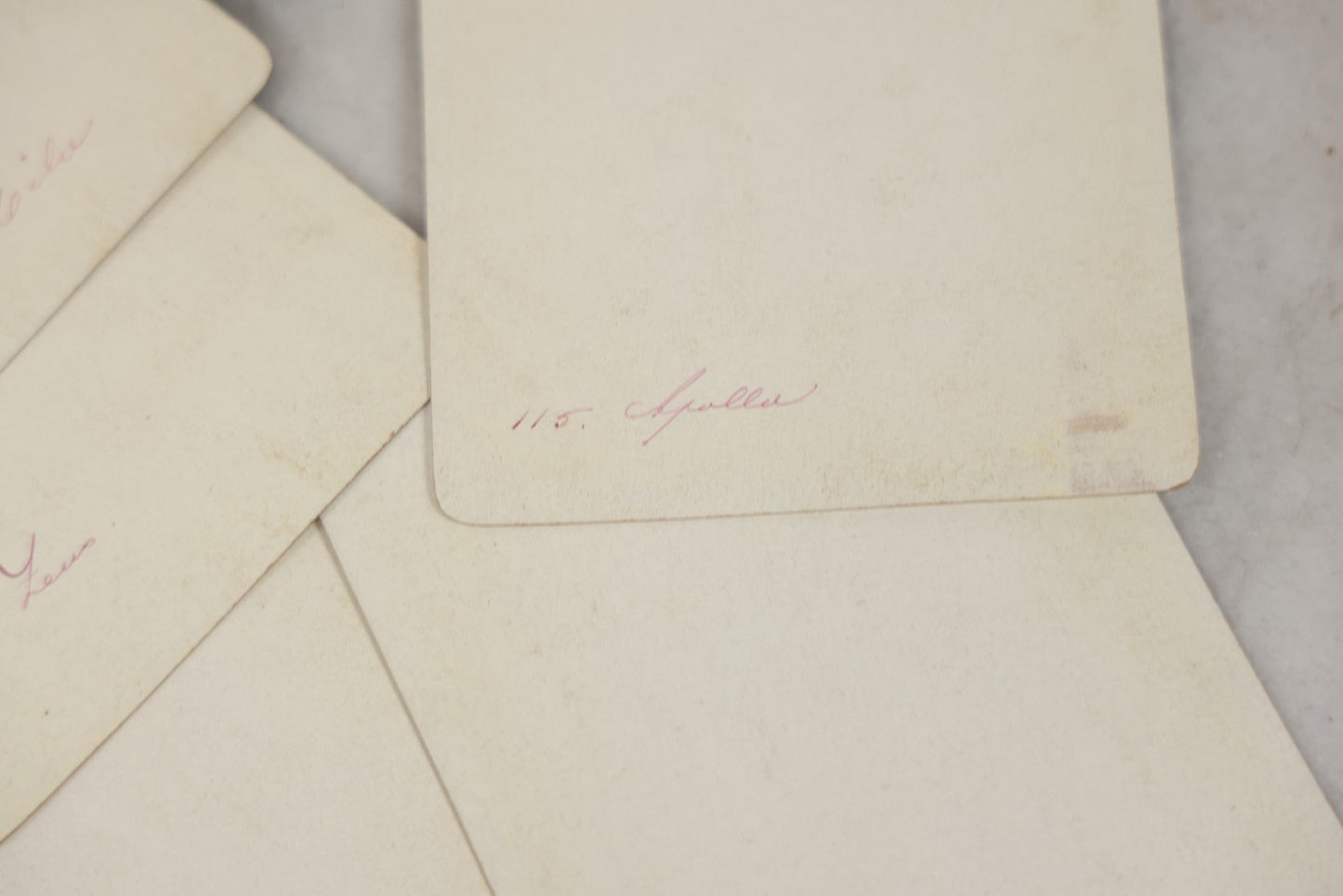 Lot 213 - Antique "Gallery Of Sculpture" Cabinet Card Photograph Pack Containing Eight Photos Of Famous Fine Art Busts, Including Zeus, Juno, Others, Stroefer & Kirchner, Publishers, New York, Series Iv