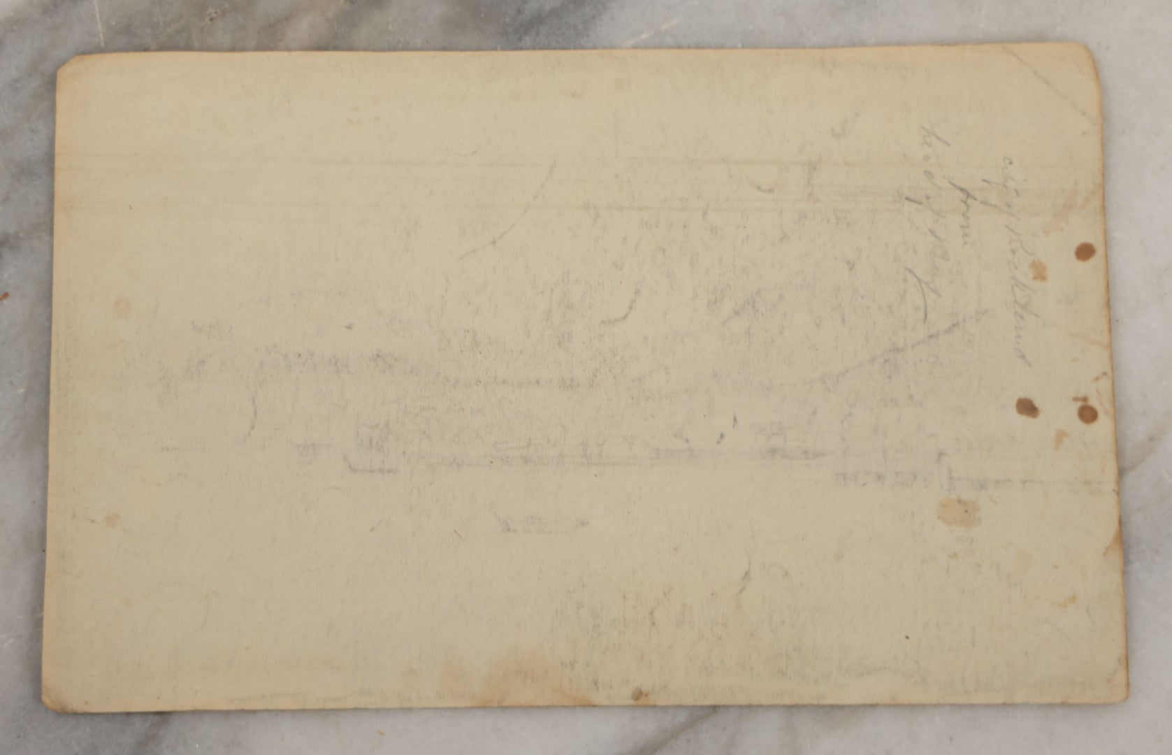Lot 214 - Antique Original Pencil Sketch Of The Coast, Head Of Bay, City Of Rockland, Maine