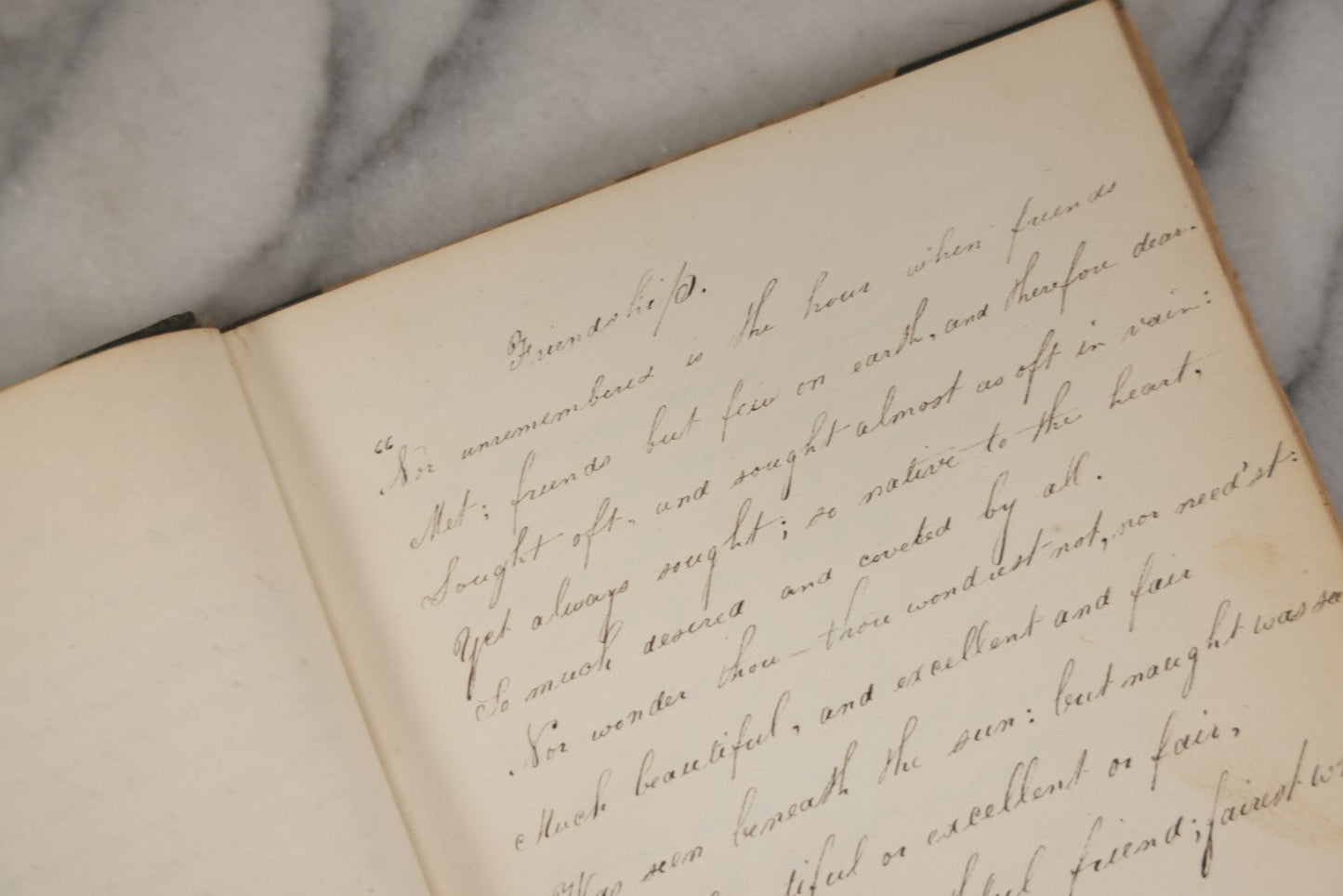 Lot 215 - Early Antique Autograph Album With Dozens Of Poems, Signatures, And More, With Engravings Throughout, 1830s