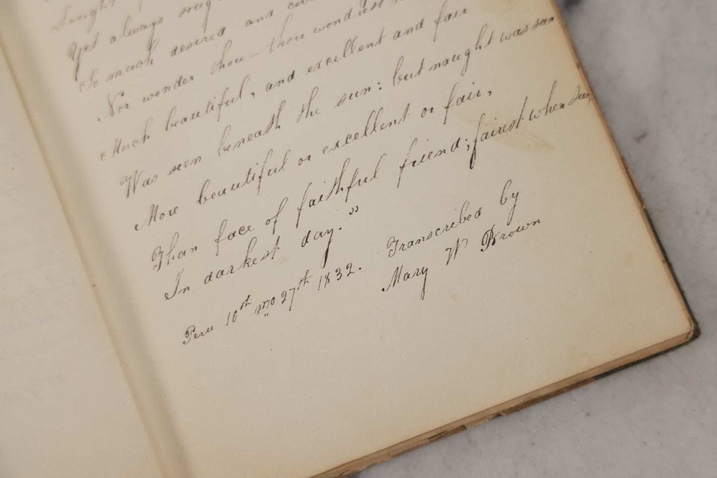 Lot 215 - Early Antique Autograph Album With Dozens Of Poems, Signatures, And More, With Engravings Throughout, 1830s