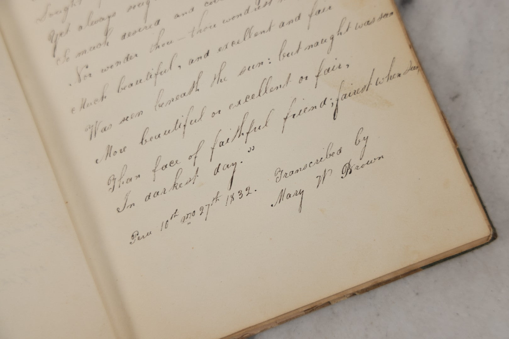 Lot 215 - Early Antique Autograph Album With Dozens Of Poems, Signatures, And More, With Engravings Throughout, 1830s