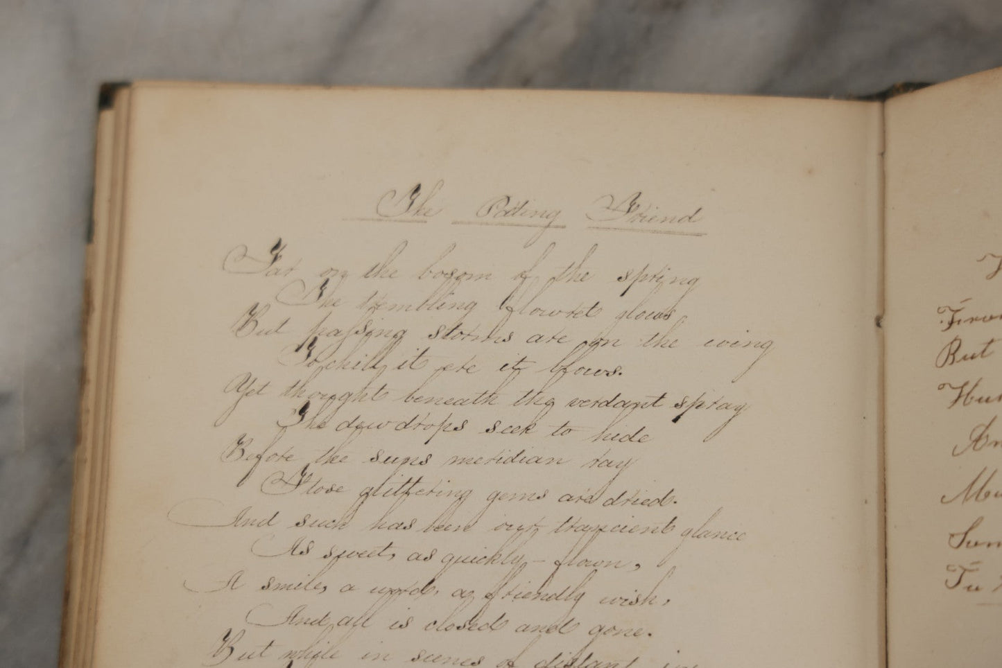 Lot 215 - Early Antique Autograph Album With Dozens Of Poems, Signatures, And More, With Engravings Throughout, 1830s