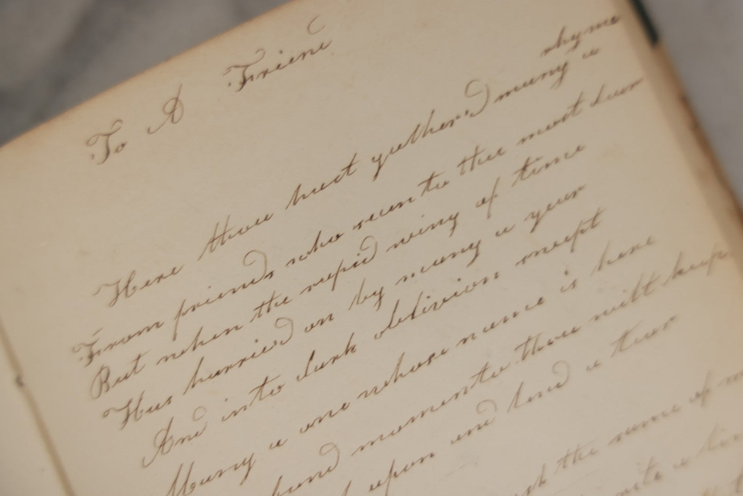 Lot 215 - Early Antique Autograph Album With Dozens Of Poems, Signatures, And More, With Engravings Throughout, 1830s