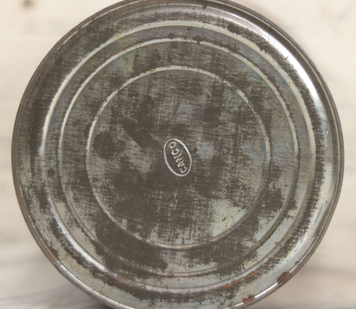 Lot 219 - Vintage Butterscotch Bridge Cookies 1 Lb Advertising Tin, Paul Schulze Biscuit Co., Chicago