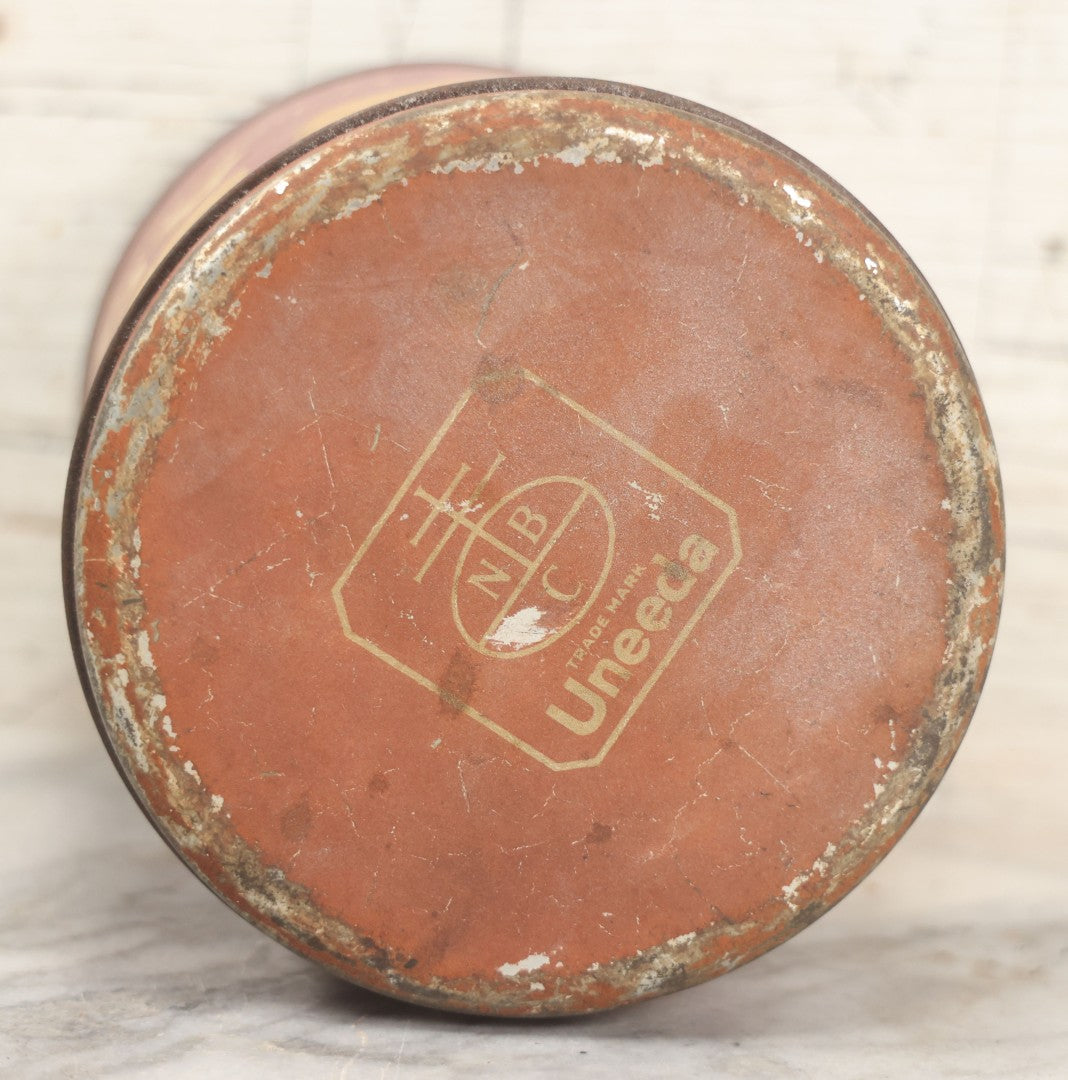 Lot 220 - Vintage Aces Delightful Bridge Cookies 1Lb Advertising Tin, National Biscuit Company, Uneeda Bakers, New York 