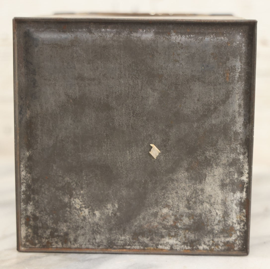 Lot 222 - Antique Dr. Johnson's Educator Crackers Advertising Tin, Johnson Educator Food Company, Boston, Mass