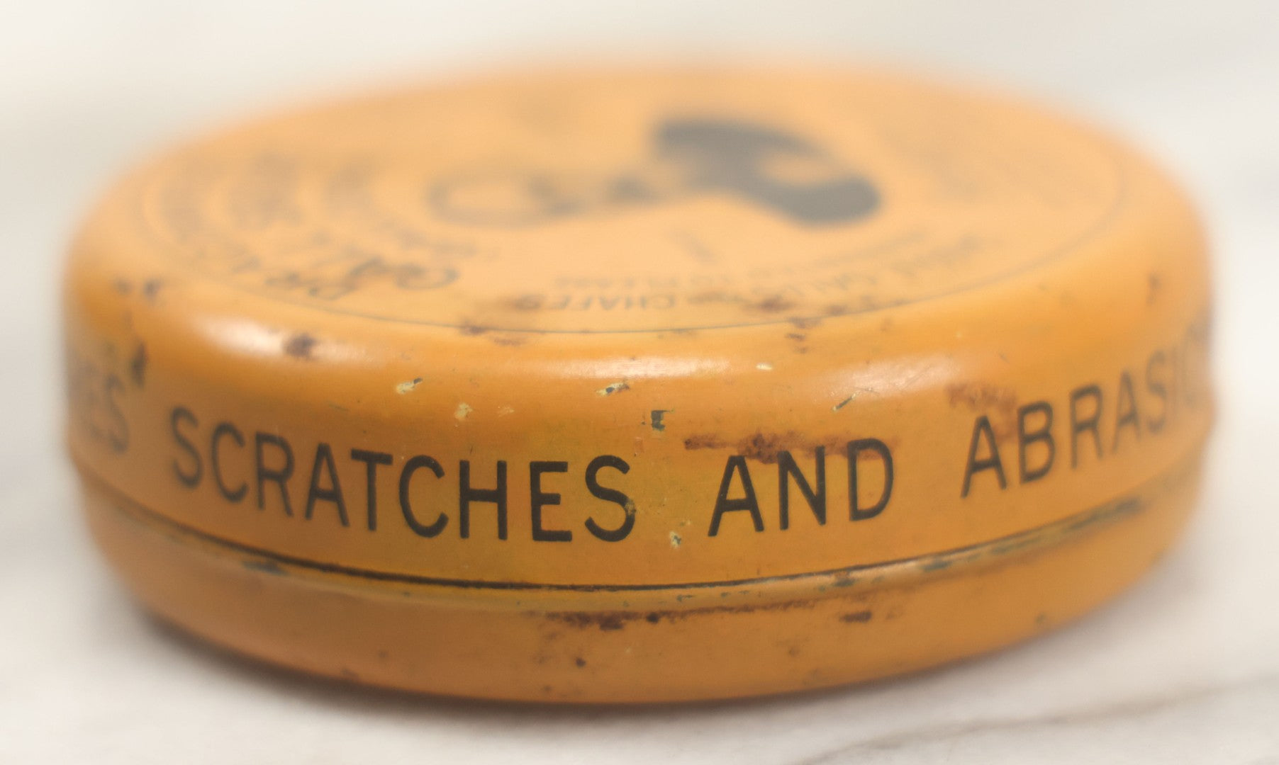 Lot 223 - Pair Of Antique Advertising Tins Including Dr. A.C. Daniels' Gall Salve And U.S. Saddle Soap