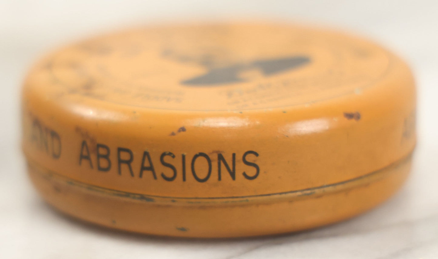 Lot 223 - Pair Of Antique Advertising Tins Including Dr. A.C. Daniels' Gall Salve And U.S. Saddle Soap