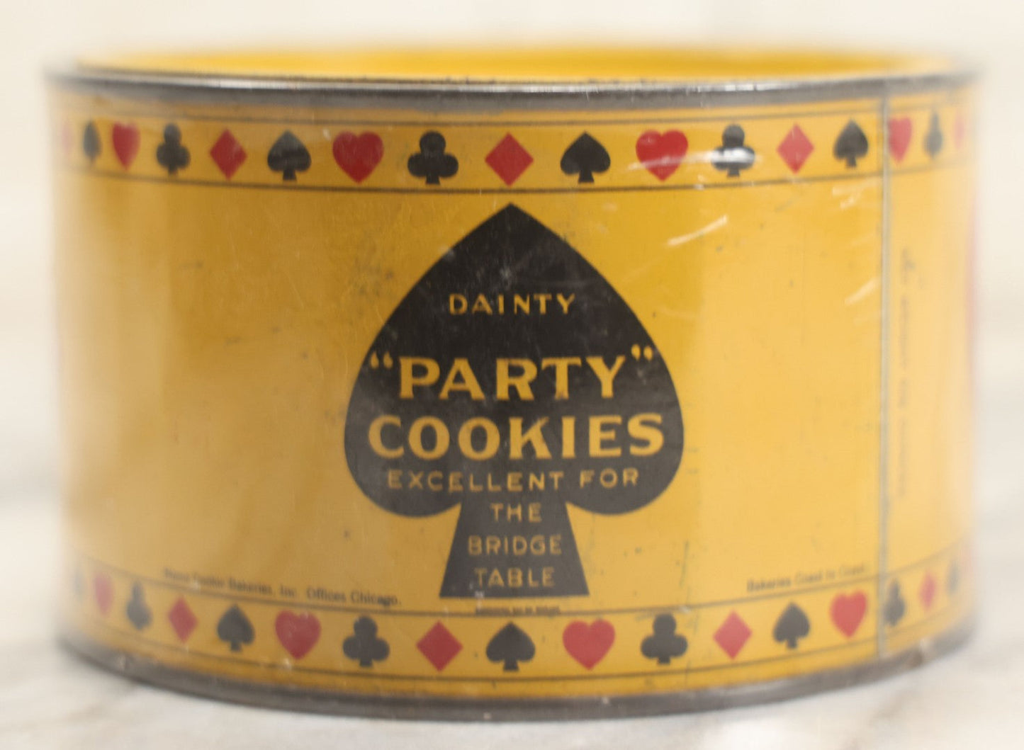Lot 224 - Vintage Dainty "Party" Cookies "Excellent For The Bridge Table," Mama Cookie Bakeries, Inc., Chicago